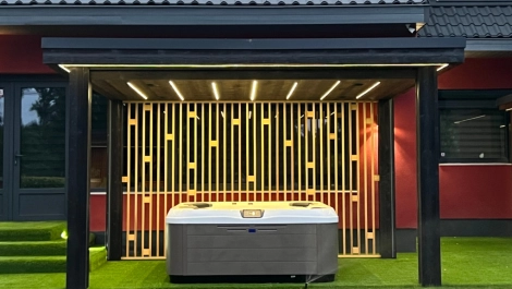 fa pergola, kerti pavilon
