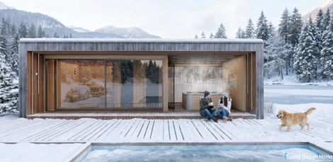 Kültéri szauna, wellnessház, mininyaraló egyedi méretekben Kültéri szauna, wellnessház, mininyaraló egyedi méretekben