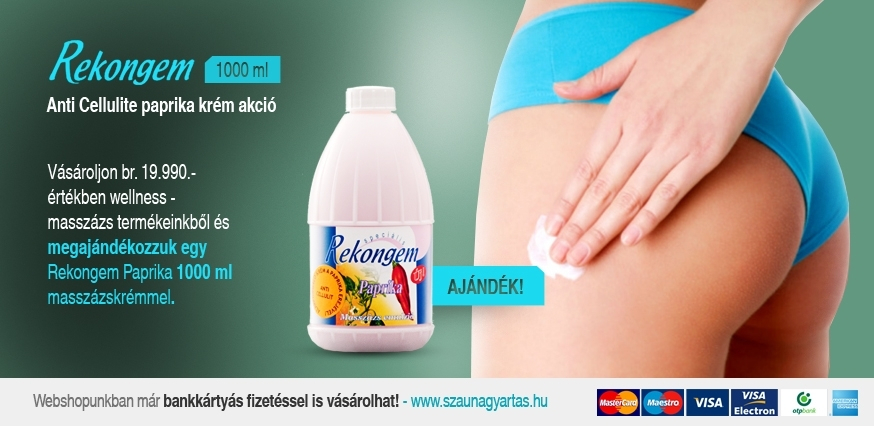 Rekongem anti cellulite paprika krém