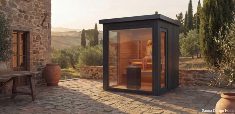 kültéri kombinált szauna