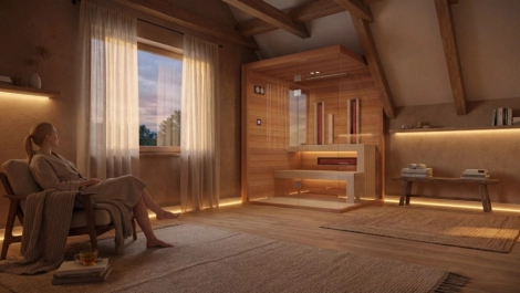 beltéri szauna, beltéri infraszauna
