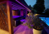 Jacuzzi a szauna mellett