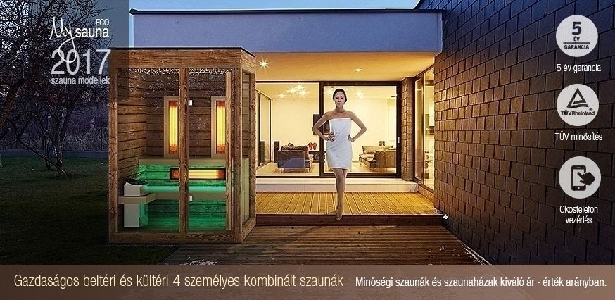 Gazdaságos beltéri és kültéri szaunák