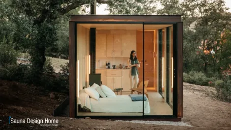 Wellness szaunaház kimagasló technológiával Wellness szaunaház kimagasló technológiával