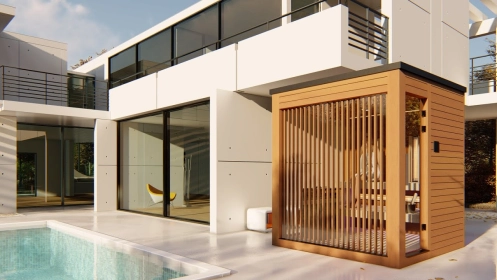 Kültéri családi szauna tervezés és gyártás Kültéri családi szauna tervezés és gyártás