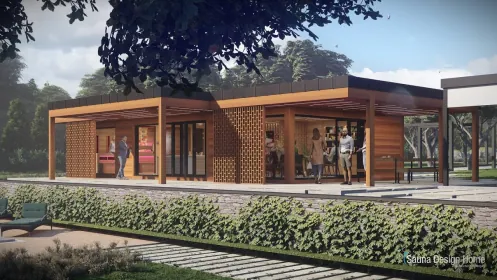 Avantgarde XXL Wellness Szauna ház Avantgarde XXL Wellness Szauna ház