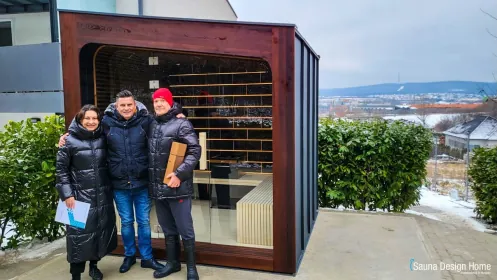 Kültéri, design szaunaház - elégedett ügyfelünk által bemutatva! Kültéri, design szaunaház - elégedett ügyfelünk által bemutatva!