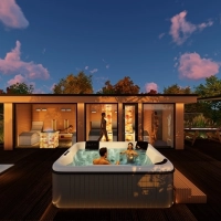 Penthouse lakás wellnesszel