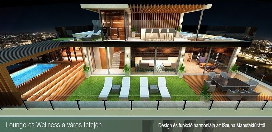 Lounge és Wellness a város tetején