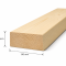 Faanyag szerkezethez lucfenyőből 86x43 mm Faanyag szerkezethez lucfenyőből 86x43 mm