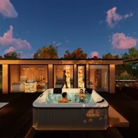 Penthouse lakás wellnesszel