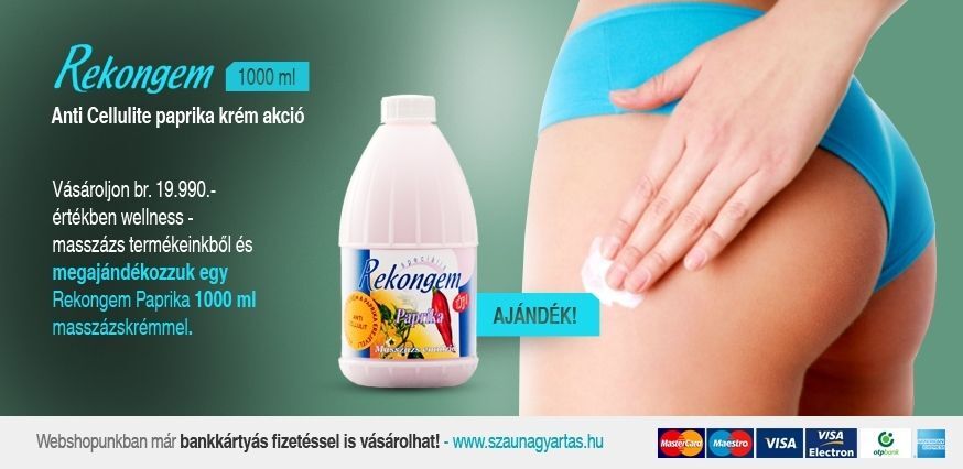 Rekongem anti cellulite paprika krém