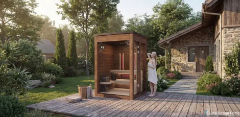 MySauna eco kültéri kombinált szauna