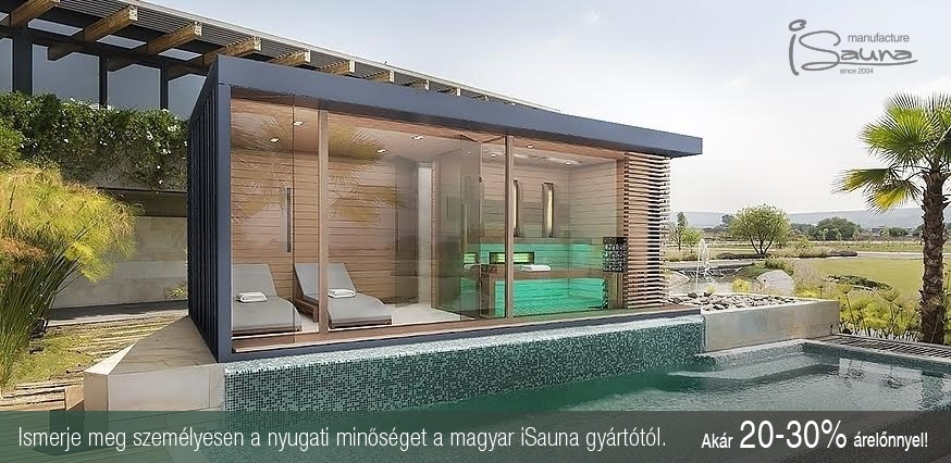 Ismerje meg személyesen a nyugati minőséget a magyar iSauna gyártótól.