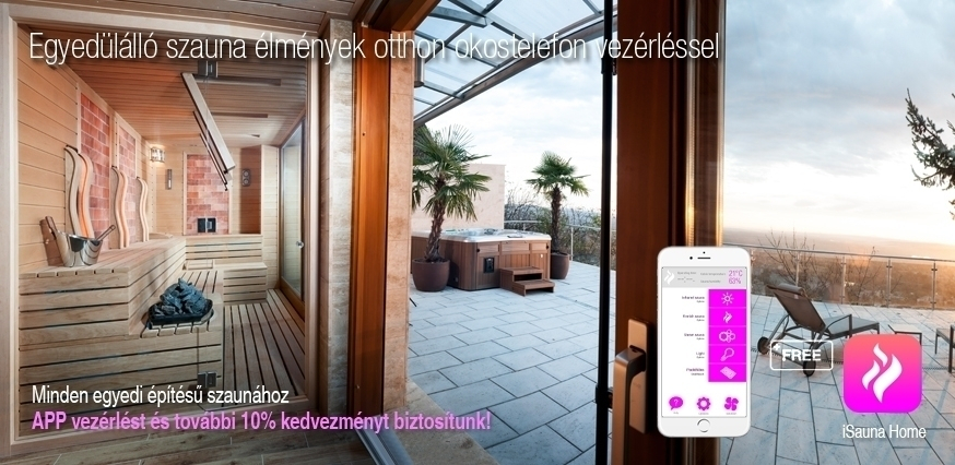 Szauna, jacuzzi -  wellness építés mesterfokon