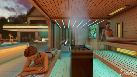 Kombinált szauna-wellness Kombinált szauna-wellness