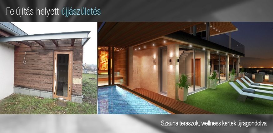 Wellness terasz építés felújítás