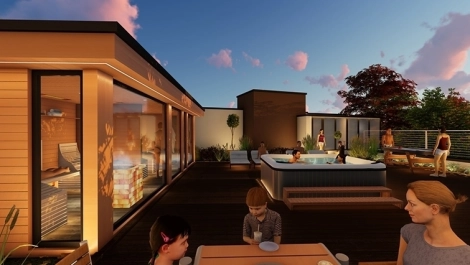 Penthouse wellness terasz Penthouse wellness terasz