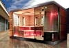 Kültéri szaunaház Cube Luxury Garden zuhanyzóval